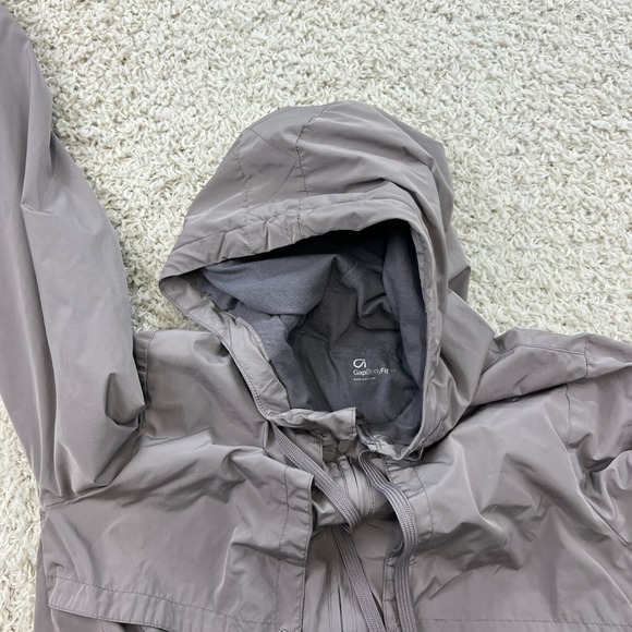 Gap Body Fit Activewear Jacket Womens Size XS Full Zip Lined Hooded Athleisure - Picture 9 of 10
